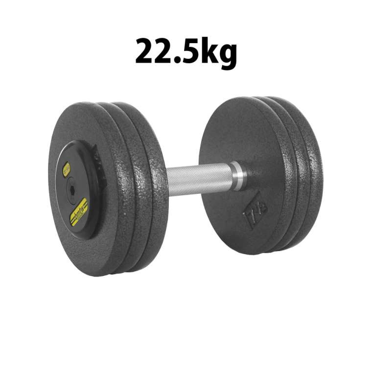 ジム用ハンマートーンダンベル 22.5kg BODYMAKER ボディメーカー 筋トレ 腹筋 体幹トレーニング ベンチプレス トレーニング プレート バーベル ウエイトトレーニング トレーニングマシン 筋トレ器具 鉄アレイ ダンベル