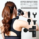 HYPER IMPACT mini BODYMAKER ボディメーカー ハンディガン フィットネス 健康器具 振動 健康グッズ 家電 ガン 軽量 顔 背中 首 肩 腰 ..