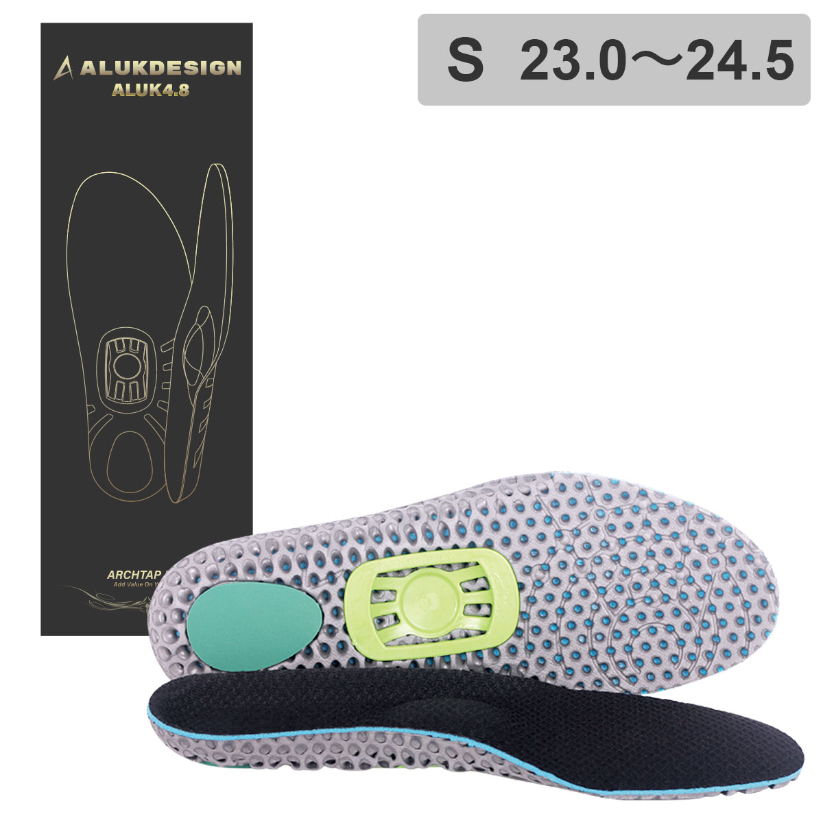 ALUKDESIGN アルクデザイン プレミアムインソール ALUK4.8 サイズS