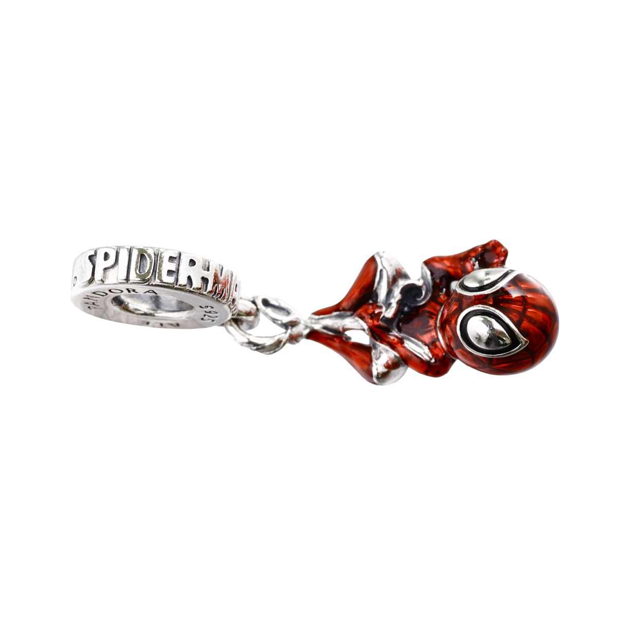 パンドラ PANDORA チャーム Marvel Hanging Spider-Man Dangle Charm 792323C01