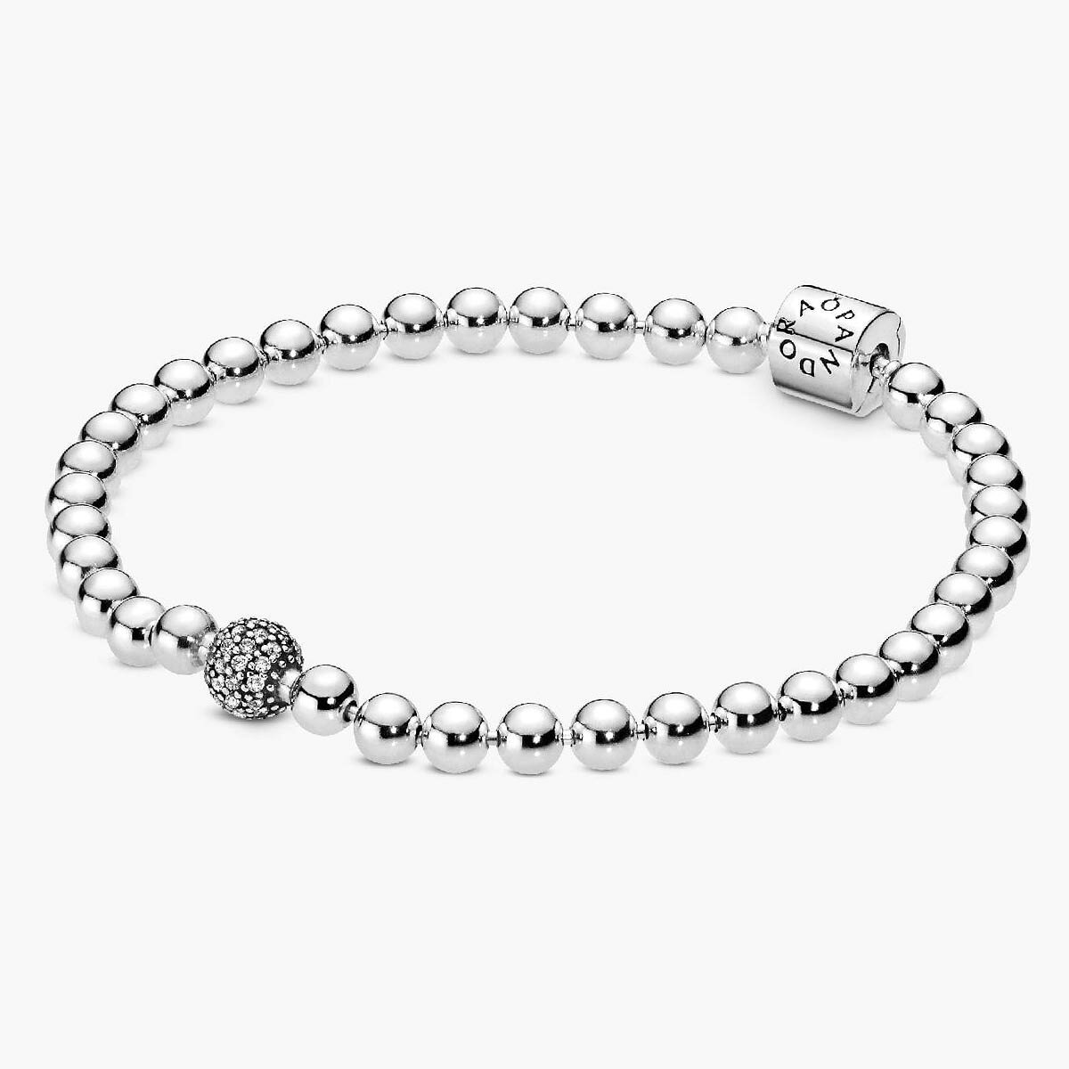 パンドラ PANDORA ブレスレット Beads & Pave Bracelet 598342CZ