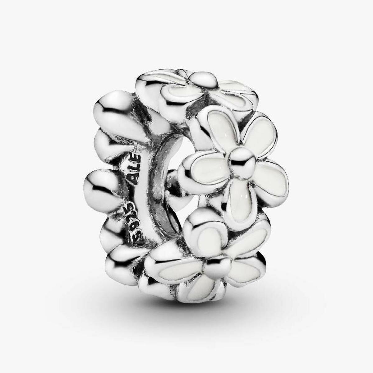 パンドラ PANDORA チャーム White Daisy Flower Spacer 791495EN12