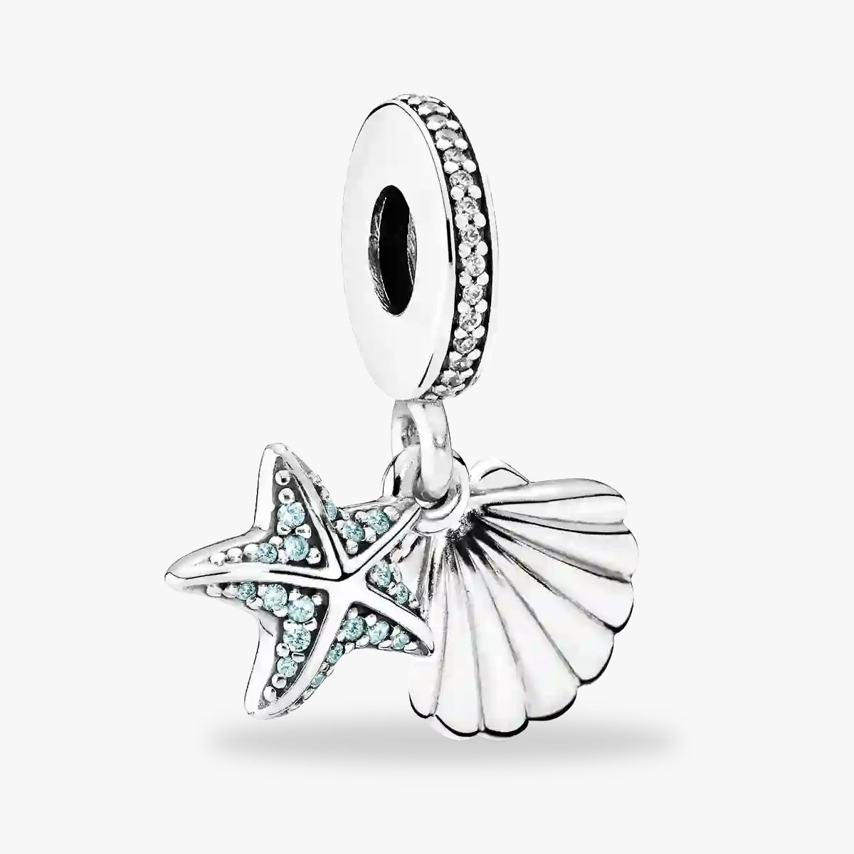 PANDORA パンドラ チャーム Starfish & Sea Shell Dangle 792076CZF