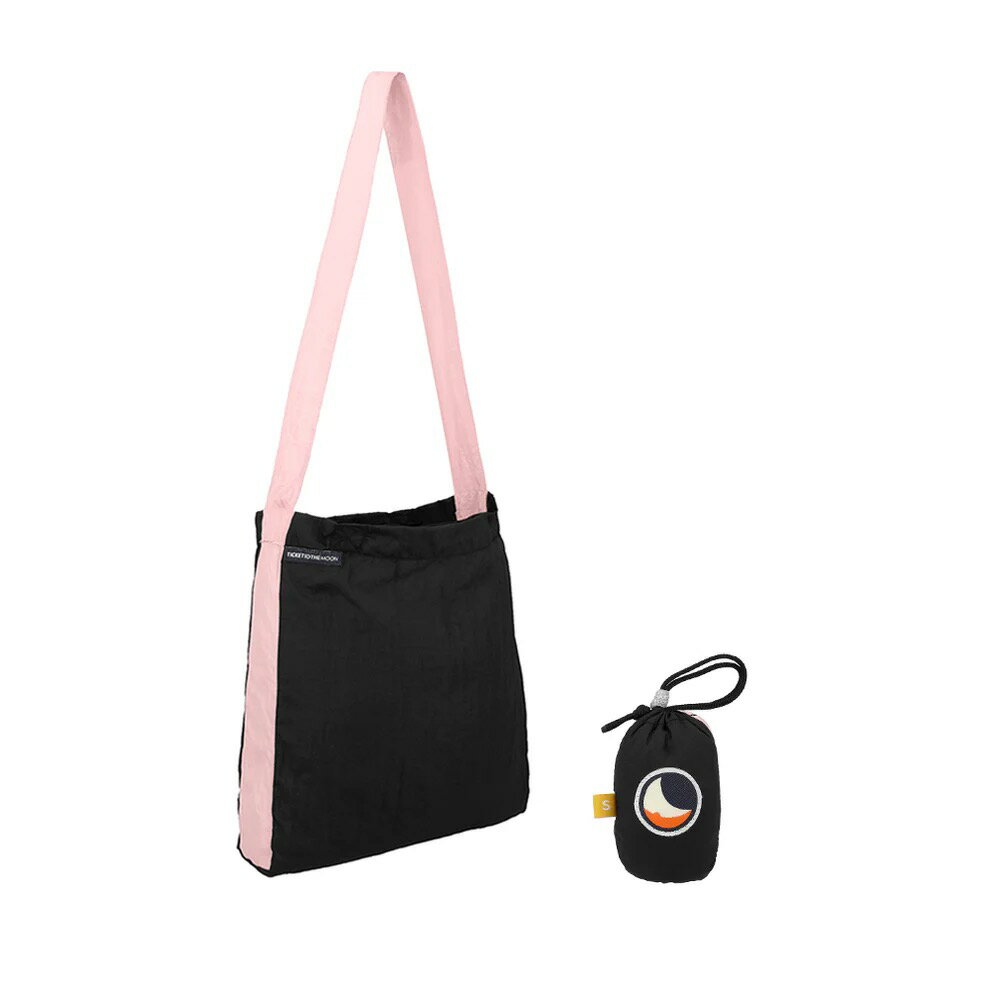 乐天商城 - Ticket To The Moon チケットトゥザムーン エコバッグ スモール 10L Black / Baby Pink TMEBS0783