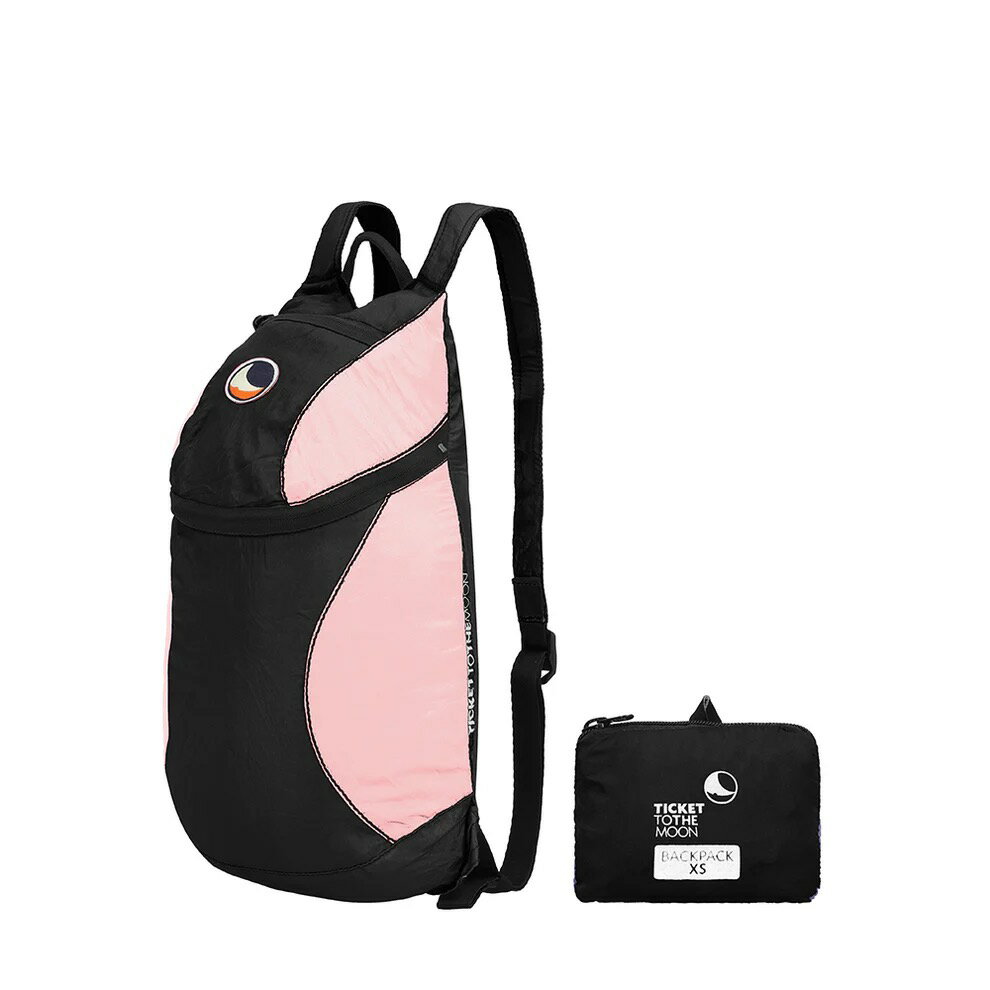 乐天商城 - Ticket To The Moon チケットトゥザムーン バックパック XS 6L Black / Baby Pink TMBPXS0783