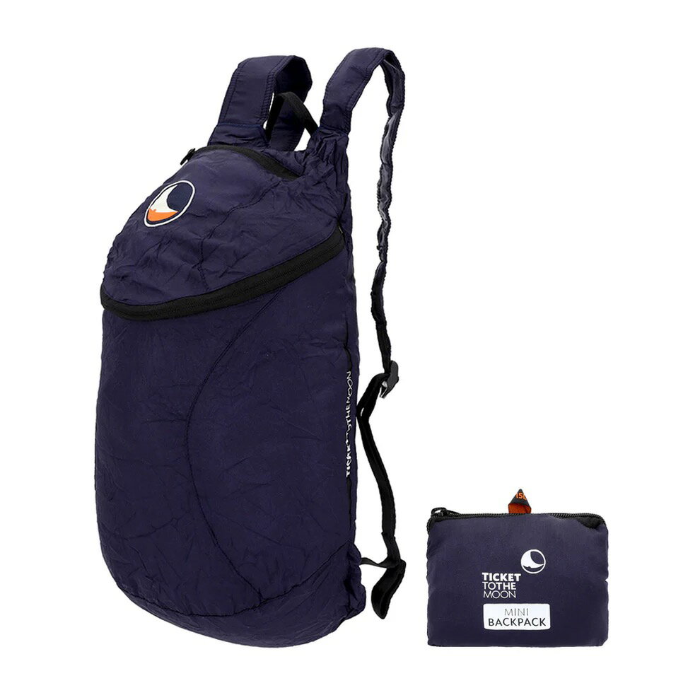 Ticket To The Moon チケットトゥザムーン ミニバックパック 15L Navy Blue TMMBP0606