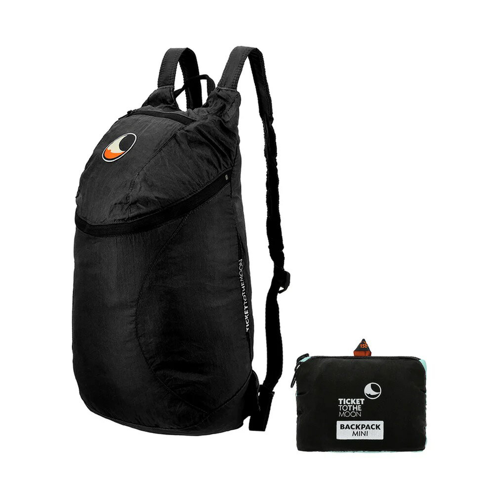 乐天商城 - Ticket To The Moon チケットトゥザムーン ミニバックパック 15L Black TMMBP0707