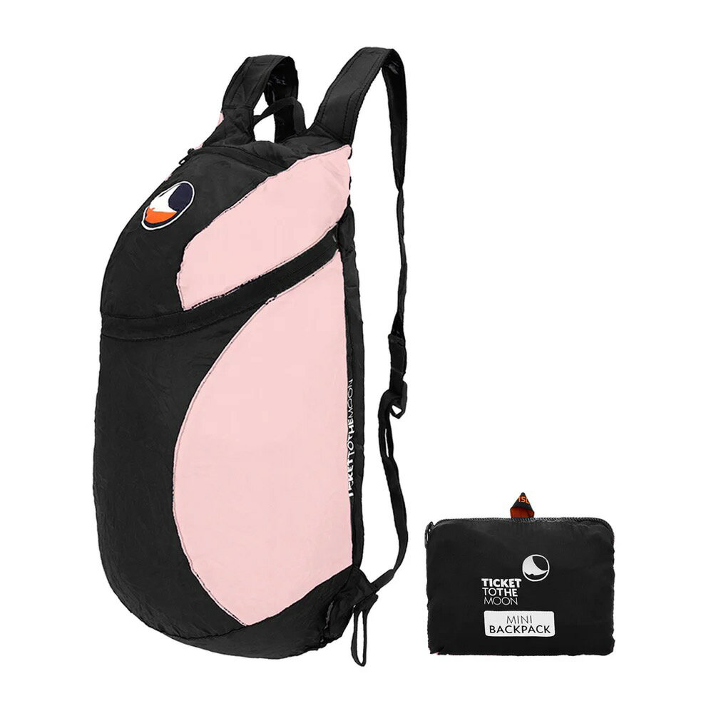 乐天商城 - Ticket To The Moon チケットトゥザムーン ミニバックパック 15L Black / Baby Pink TMMBP0783
