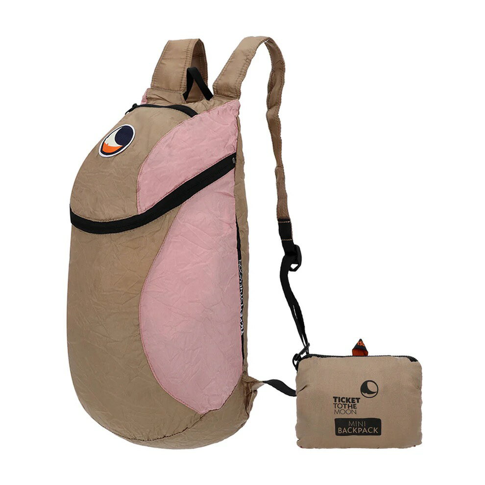 乐天商城 - Ticket To The Moon チケットトゥザムーン ミニバックパック 15L Ice Brown / Peach TMMBP7276
