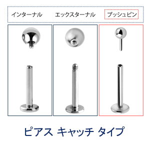 挿すだけ装着プッシュピン18G16G14G18K18金ゴールドトリニティまるでダイヤモンドのような輝きプレミアムジルコニアチタンピアス金属アレルギー対応ラブレットスタッズボディピアス