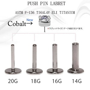 挿すだけ装着プッシュピン18G16G14G全4サイズ一粒ジュエリー立爪ノンニッケルプレミアムジルコニアチタンピアス金属アレルギー対応ラブレットスタッズボディピアス