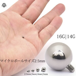 アレルギーフリー18G/16G用14G/12G用※パーツのみ※ハイグレードチタンピアスキャッチボディピアス【BodyWell】