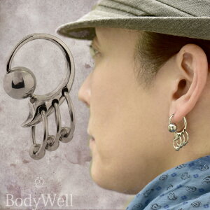 NEW14G3連リングボール8キャプティブビーズリングリングピアスボディピアス【BodyWell】
