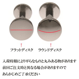 16G用14G用ハイポリッシュフラットディスク※パーツのみ※ハイグレードチタンアレルギーフリーインターナルネジ専用キャッチピアスパーツボディピアス【BodyWell】