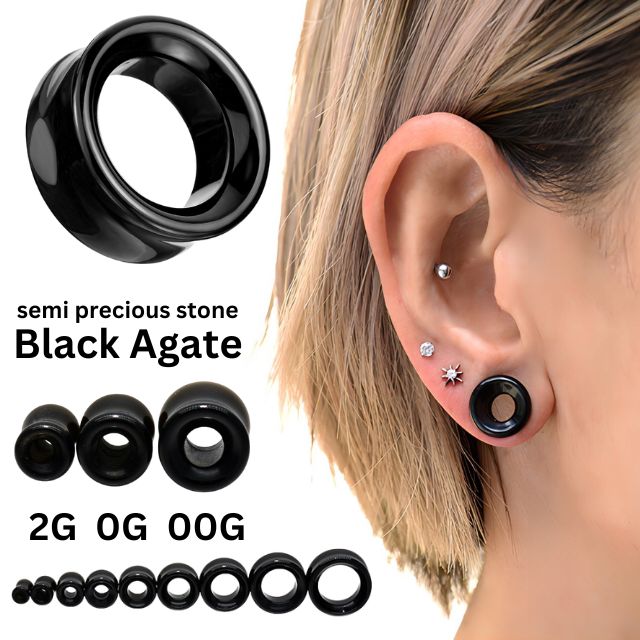 天然黒瑪瑙ブラックアゲート天然石ピ...