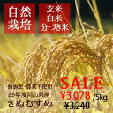 SALE【無肥料 自然栽培米】【農薬不使用】【玄米】【29年...