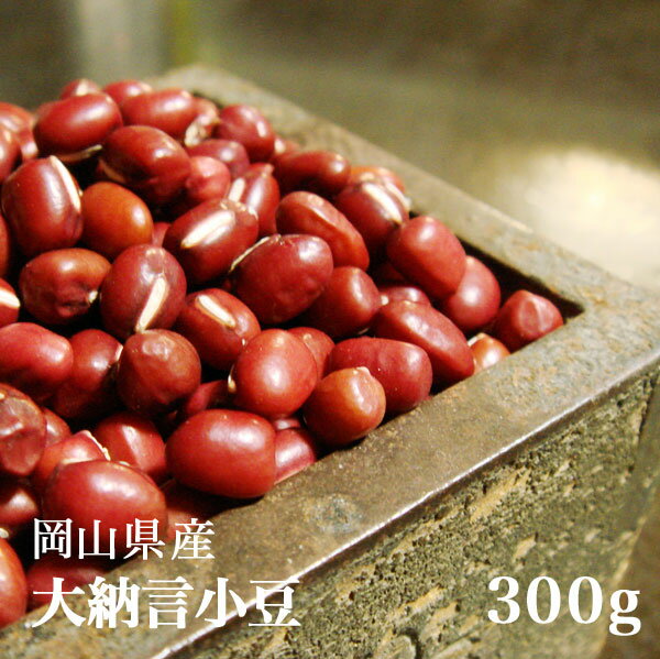 岡山県産 大納言 小豆 300g 【令和5年産】【メール便】【送料無料】注)時間指定・代金引換はできません