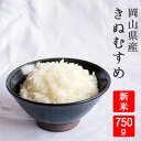 岡山県産 きぬむすめ 750g(5合)【令和4年産】【岡山県から直送】真庭市 旧北房町 地域限定【送料無料】【メール便】注)時間指定・代金引換はできません