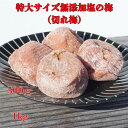 農家が作る特大サイズ無添加梅干し(切れ梅)500g~1kg無添加 南高梅 国産 和歌山県産 梅干し 食べ物 送料無料 グルメ 簡易パッケージ 500g 1kg