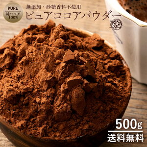 純ココア ピュアココア パウダー 純ココアパウダー 500g グルメ お取り寄せ お試し 業務用 お取り寄せグルメ 1000円ポッキリ ぽっきり