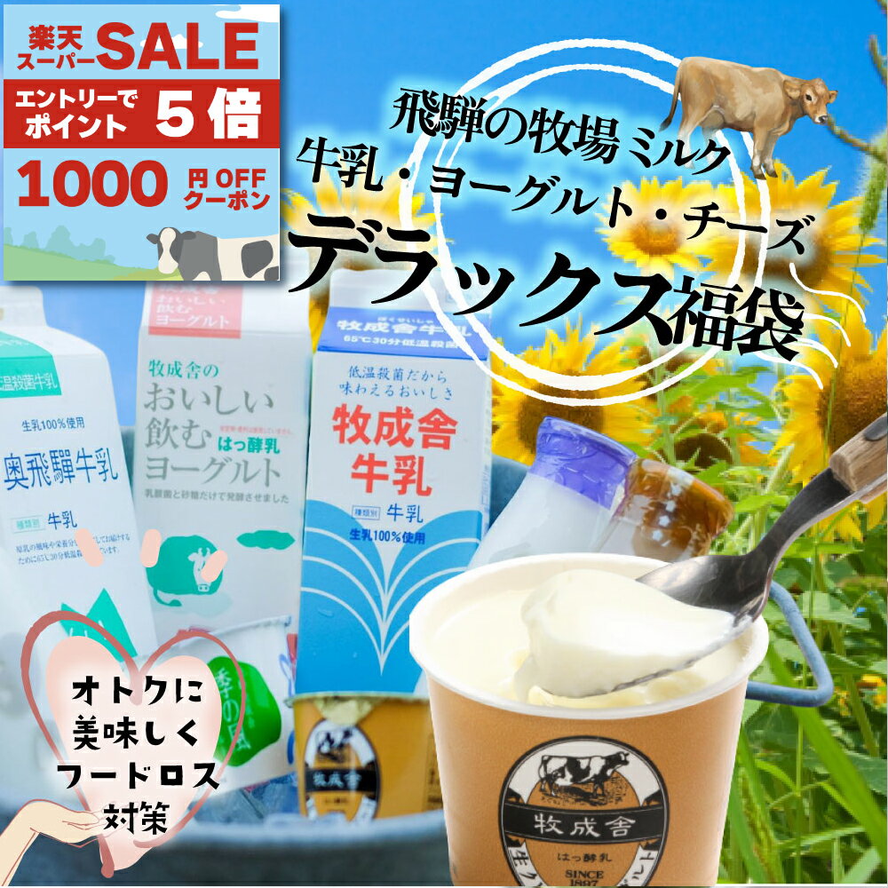 楽天セールポイント最大30％還元＆1000円OFFクーポン 【乳製品5000円福袋】 もったいない スイーツ プレゼント 父の日 プチ贅沢 ご褒美 福袋 食品 2024 在庫処分 おつまみ お取り寄せ 牛乳 ヨ…