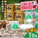 \ 母の日 まだ間に合う &10%OFFクーポン/【カップヨーグルト20個】御祝 プレゼント プチギフト 引越し お祝い お誕生日 ヨーグルト ギフト 乳製品 ...