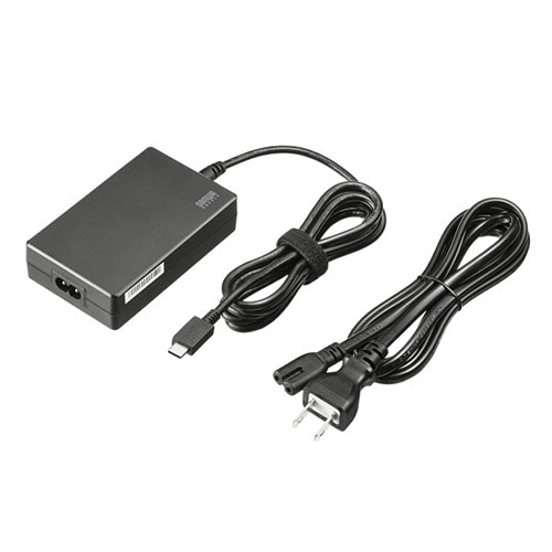 サンワサプライ USB PD対応AC充電器(PD100W・TypeCケーブル一体型) ACA-PD94BK【メーカー直送】 サンワサプライ USB PD対応AC充電器(PD100W・TypeCケーブル一体型) ACA-PD94BK【メーカー直送】