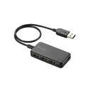 エレコム USB2.0ハブ(Windowsタブレット向け) U2HS-A402BBK【メーカー直送】(2)