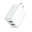 【3セット】 VENTION 2 ポート USB(A+A) コンセント充電器(18W/18W) JP プラグ ホワイト FB-8500X3【メーカー直送】(2)