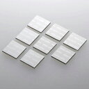 【8枚入×5セット】 サンワサプライ ノートパソコン冷却パッド シルバー TK-CLNP8SVX5【メーカー直送】