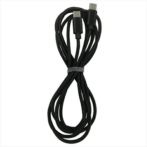 20個セット Lazos Type C - Type C 5A ケーブル ブラック 2m L-TCC5-BK2X20【メーカー直送】