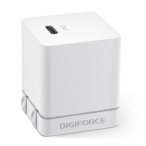 デジフォース Cube キューブ型PD充電器 20W 1C ホワイト D0037WH【メーカー直送】 デジフォース Cube キューブ型PD充電器 20W 1C ホワイト D0037WH【メーカー直送】