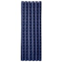 サンスマイル 間仕切りサッとパタパタ省エネカーテン 95×205cm 花柄 ネイビー SNSM-86953【メーカー直送】