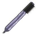 TESCOM カール・ドライヤー マイナスイオン豚毛ブローブラシ パープル 本体21.3×4.8×5.1cm B1131510【メーカー直送】