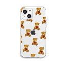 dparks ソフトクリアケース for iPhone 13 ハートテディ DS21554i13【メーカー直送】