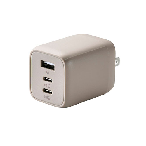 エレコム &me USB Power Delivery 65W キューブAC充電器 グレージュ MPA-ACCP4465GB【メーカー直送】 エレコム &me USB Power Delivery 65W キューブAC充電器 グレージュ MPA-ACCP4465GB【メーカー直送】