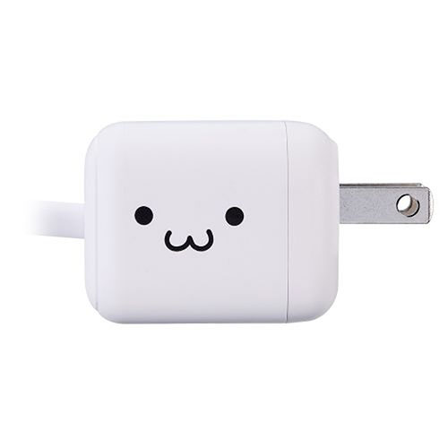 エレコム AC充電器 スマホ・タブレット用 USB PD 30W USB-Cケーブル一体 1.5m しろちゃん MPA-ACCP7930WF【メーカー直送】 エレコム AC充電器 スマホ・タブレット用 USB PD 30W USB-Cケーブル一体 1.5m しろちゃん MPA-ACCP7930WF【メーカー直送】