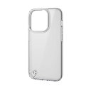 エレコム iPhone 14 Pro ハイブリッドケース ガラス スタンダード シルキークリア PM-A22CHVCG1MCR【メーカー直送】