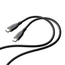 エレコム なめらかUSB Type-Cケーブル(非認証品、C-C) 2m グレー MPA-CCSS20GY【メーカー直送】(2)