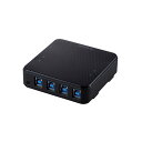 エレコム USB切替器 USB3.0 PC側4ポート 接続機器4ポート 手元スイッチ ブラック U3SW-T4【メーカー直送】(2)