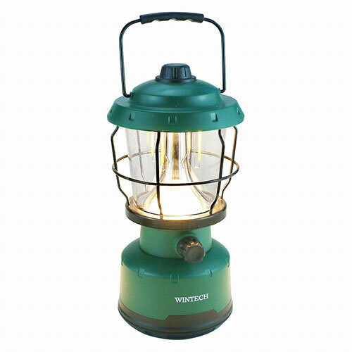WINTECH キャンピングLEDランタン(充電式) オリーブ KCL-333R【メーカー直送】