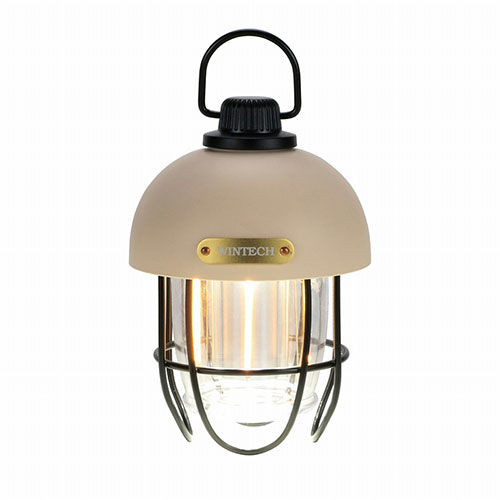 WINTECH キャンピングLEDランタン(充電式) ウォームホワイト KCL-334R【メーカー直送】