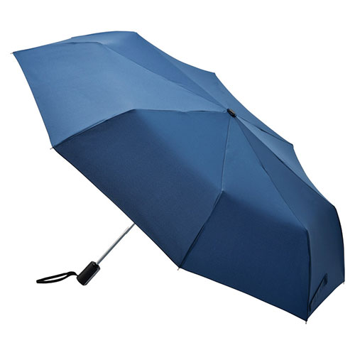 65cm耐風式自動開閉傘 約395g・約650mm×8本骨 ネイビー 22521109【メーカー直送】