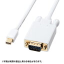 サンワサプライ ミニDisplayPort-VGA変換ケーブル2m KC-MDPVA20【メーカー直送】(2)