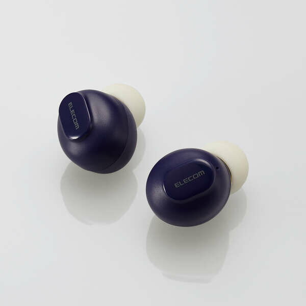 ELECOM LBT-TWS16NV 完全ワイヤレスBluetoothヘッドフォン/ネイビー