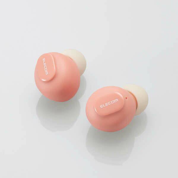ELECOM LBT-TWS16PN 完全ワイヤレスBluetoothヘッドフォン /ピンク