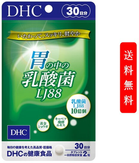 DHC 胃の中の乳酸菌 LJ（エルジェイ）88 30日分 dhc DHC newproduct ディーエイチシー 乳酸菌 サプリメント サプリ 発酵エキス 健康食品 乳酸 発酵 健康 栄養補助食品