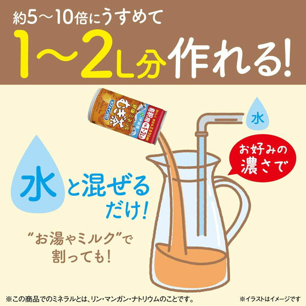 伊藤園希釈用ドリンク選べる1本セット180g缶 30本入 4ケース 麦茶 お茶 ウーロン茶 ジャスミン茶 美容と健康のアクティブライフ 希釈用ドリンク 送料無料 選べる1本セット 沖縄離島以外