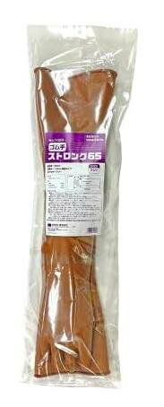 天然ゴム手袋 オカモト ゴム手ストロング 65cm 1020 ストロング65 ゴム手袋 裏毛なし 作業長手袋 手袋 ロング