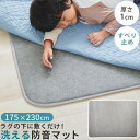 防音マット 下敷きラグマット 約厚さ1cm ラグの下に敷くだけ ボリューム プラス 厚手 アンダーラグ ウレタンラグ カーペットパッド 175×230 長方形 ...